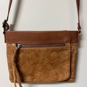The Sak Sanibel Floral Embossed Crossbody Bag Boho style